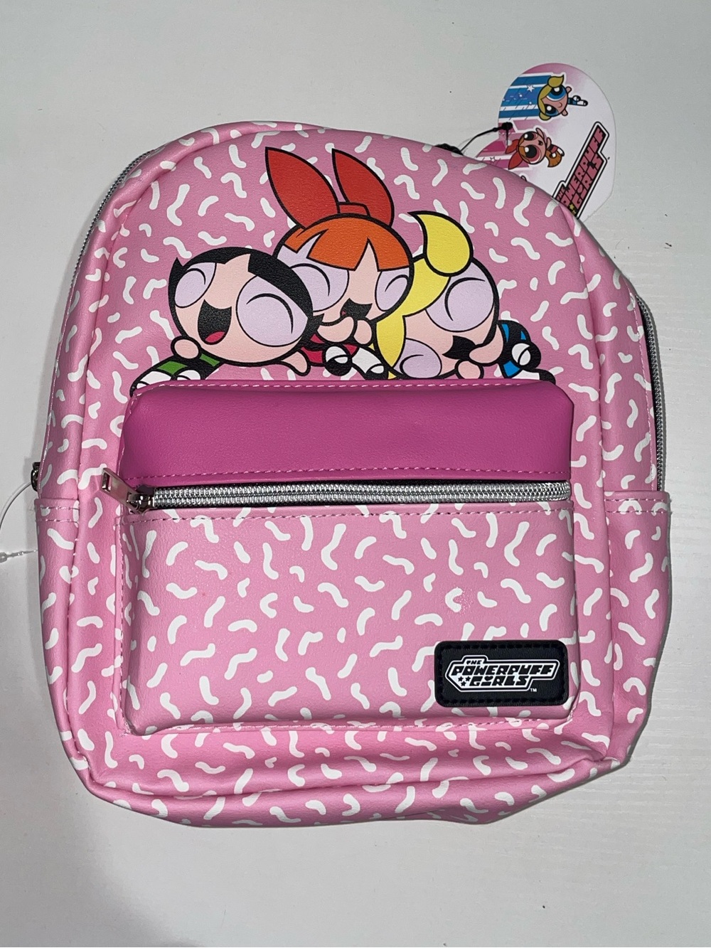 Powepuff y2k Pink Mini Backpack